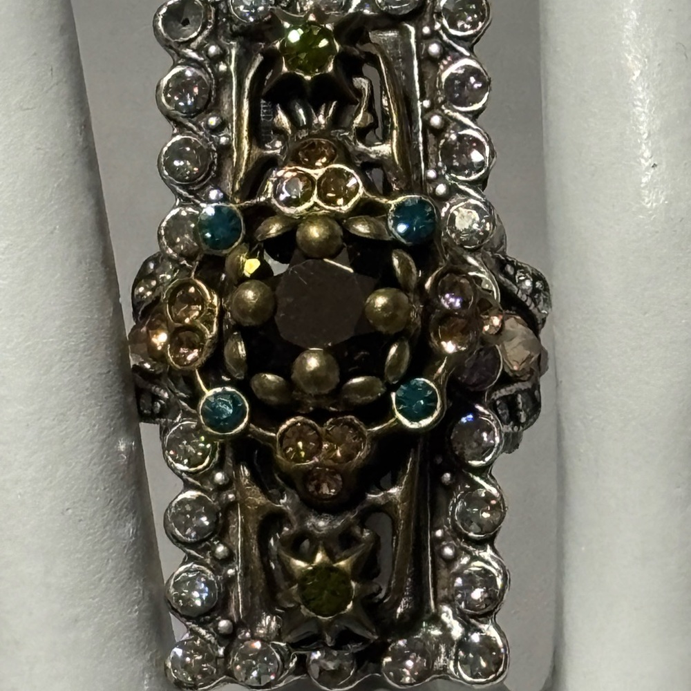 Sweet romance USA Victorian revival Ring women’s size 7 adjustable - Picture 2 of 9